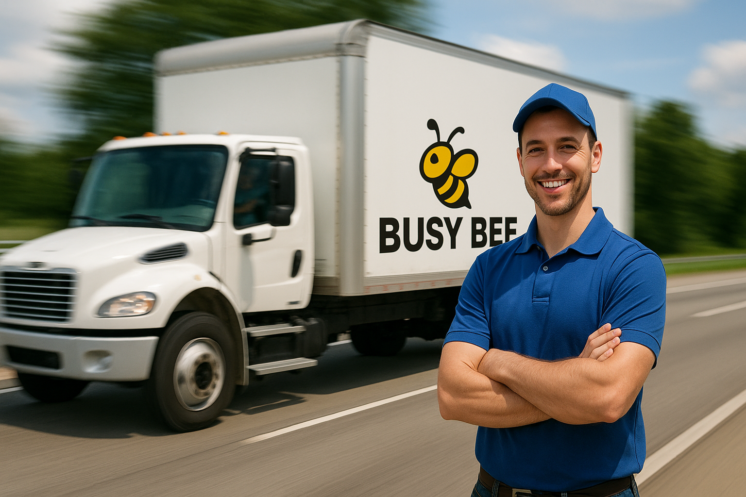 Busy Bee moving truck